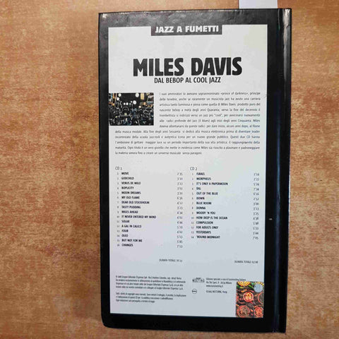 MILES DAVIS dal bebop al cool jazz 2CD E 1 FUMETTO REPUBBLICA jazz a fumetti