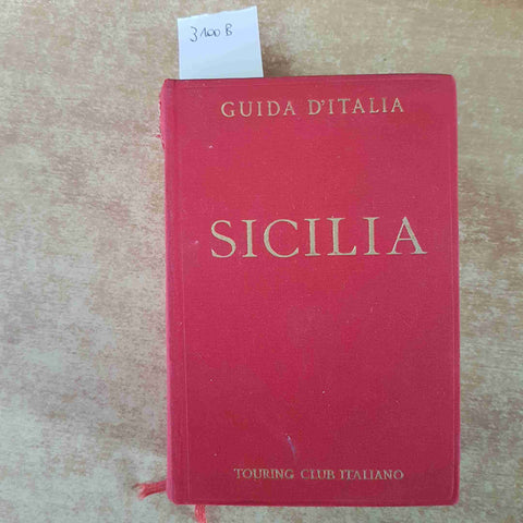 GUIDA D'ITALIA TOURING SICILIA 1968 guida rossa