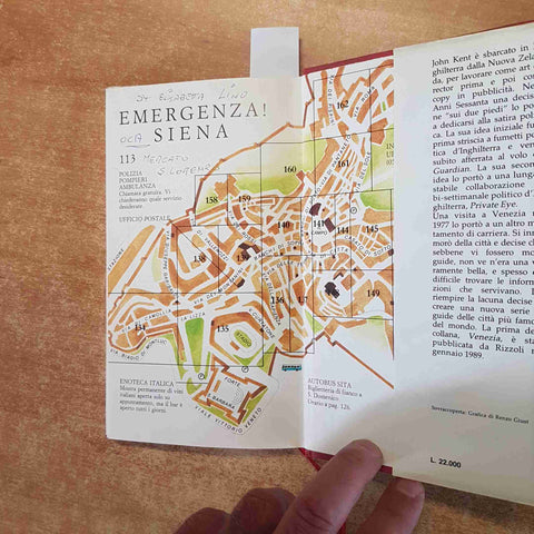 FIRENZE E SIENA la guida diversa JOHN KENT 1989 RIZZOLI san gimignano fiesole