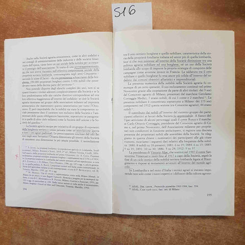 FRA STUDI, POLITICA ED ECONOMIA: LA SOCIETA' AGRARIA DA ORIGINI A ETA' GIOLITT