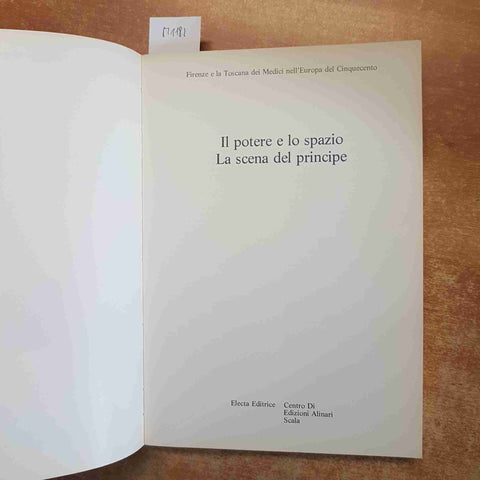 FIRENZE E LA TOSCANA DEI MEDICI il potere e lo spazio la scena del principe 1980