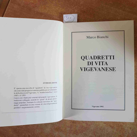 QUADRETTI DI VITA VIGEVANESE marco bianchi VIGEVANO 1992 dialetto dialettali