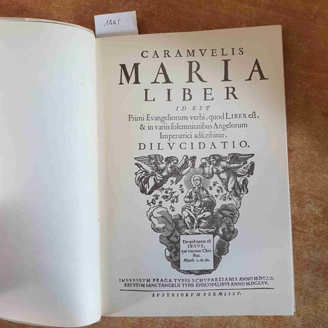 CARAMUELIS MARIA LIBER ID EST Giovanni Caramuele VIGEVANO Pietro Bellazzi 1980