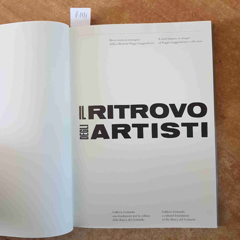 IL RITROVO DEGLI ARTISTI breve storia in immagini della collezione GUGGENHEIM