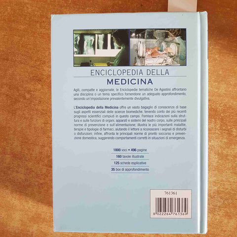 ENCICLOPEDIA DELLA MEDICINA malattie farmaci prevenzione terapie DE AGOSTINI