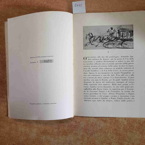 DISEGNI DI ARMANDO SPADINI quaderni del rabdomante 1946 EDITORIALE DOMUS tir.num