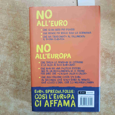 MARIO GIORDANO non vale una lira EURO SPRECHI FOLLIE 2014 MONDADORI 1°edizione