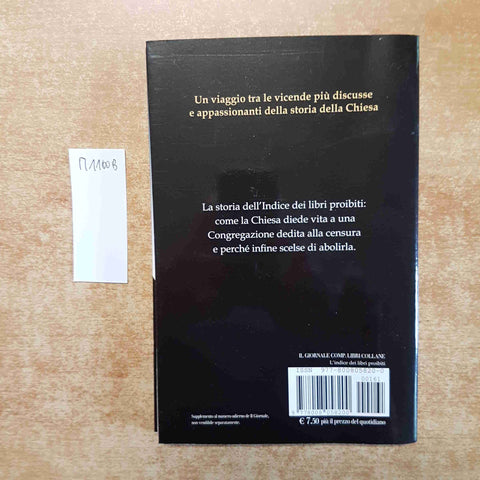 L'INDICE DEI LIBRI PROIBITI censura ecclesiastica e coscienze ANDREA SARTO