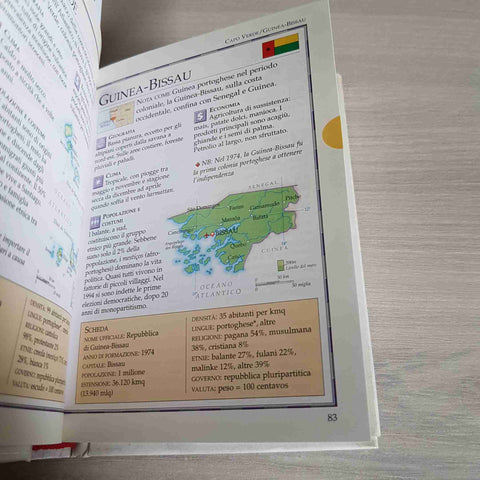 IL MONDO IN TASCA schede geografiche geopolitica MONDADORI 1998