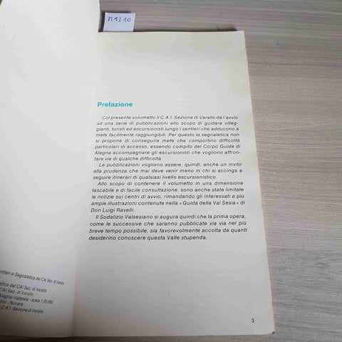 GUIDA DEGLI ITINERARI ESCURSIONISTICI DELLA VALSESIA alagna e riva valdobbia 979