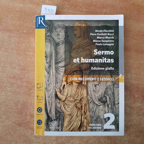 SERMO ET HUMANITAS edizione gialla PERCORSI DI LAVORO 2 con recupero  BOMPIANI