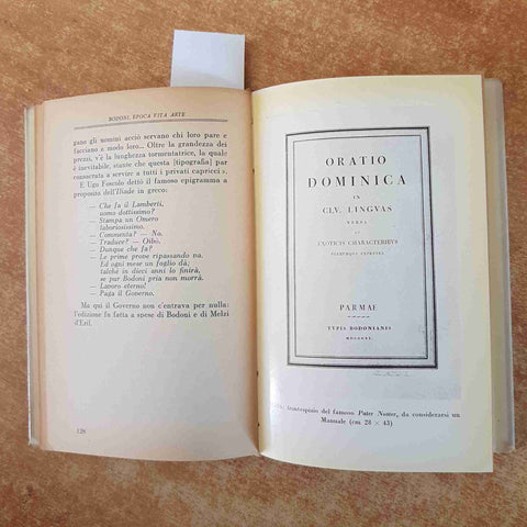 BODONI EPOCA VITA ARTE Piero Trevisani 1951 COLLEZIONE HOEPLI 2° edizione