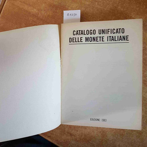 CATALOGO UNIFICATO DELLE MONETE ITALIANE 1983 edizioni alfa NUMISMATICA