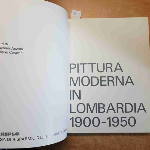 PITTURA MODERNA IN LOMBARDIA 1900-1950  Anzani Caramel CARIPLO futurismo sironi