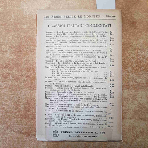 DINO COMPAGNI LA CRONICA e la canzone morale del pregio 1939 LE MONNIER