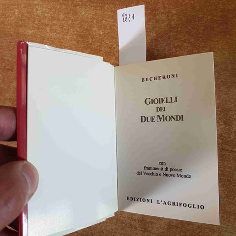 GIOIELLI DEI DUE MONDI minisculture BECHERONI 1993 L'AGRIFOGLIO moda lusso oro