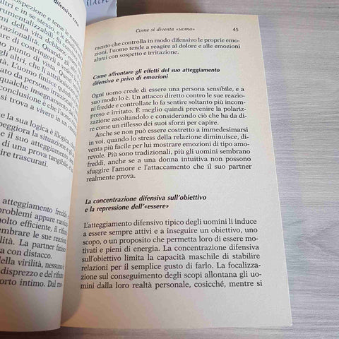 GLI UOMINI E L'AMORE paure desideri sentimenti HERB GOLDBERG - TEA - 1999