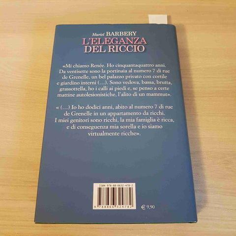 L'ELEGANZA DEL RICCIO - MURIEL BARBERY - EDIZIONI E/O - 2015 copertina rigida