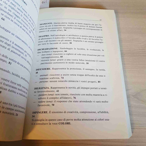 I SEGRETI DEI SOGNI COME VINCERE AL LOTTO - ANGELA TOFFOLI - DE VECCHI - 1999