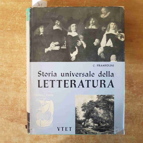 STORIA UNIVERSALE DELLA LETTERATURA volume 4 IV 1960 PRAMPOLINI UTET