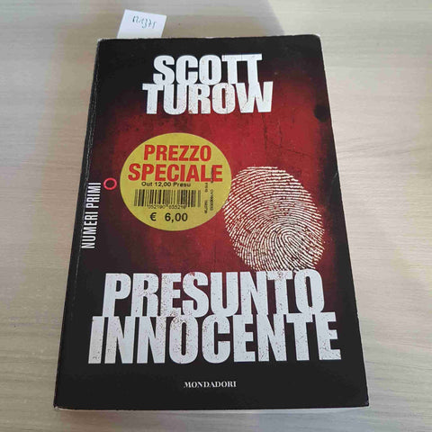 PRESUNTO INNOCENTE - SCOTT TUROW - MONDADORI - 2013 giallo spy thriller noir