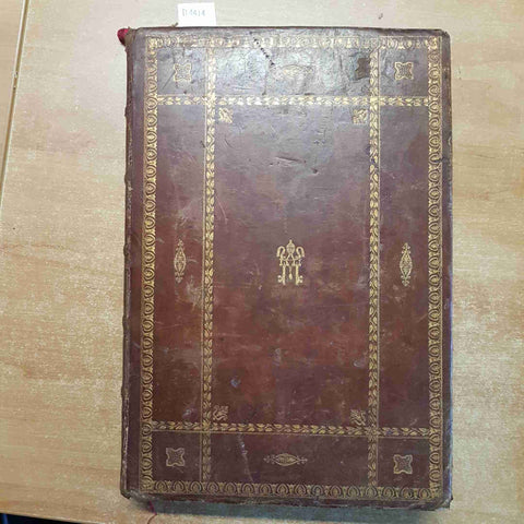 MISSALE ROMANUM EX DECRETO SACROSANCTI CONCILII TRIDENTINI PONTIFICI MAXIMI 1838