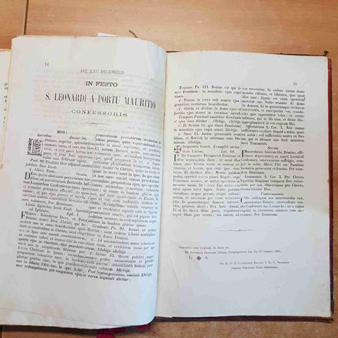 MISSALE ROMANUM EX DECRETO SACROSANCTI CONCILII TRIDENTINI PONTIFICI MAXIMI 1838