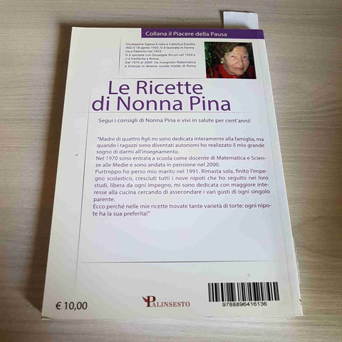 LE RICETTE DI NONNA PINA - GIUSEPPINA SAJEVA - PALINSESTO - 2012