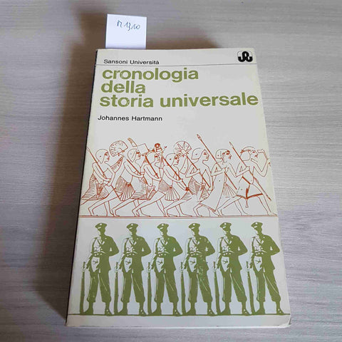 CRONOLOGIA DELLA STORIA UNIVERSALE - HARTMANN - SANSONI - 1972