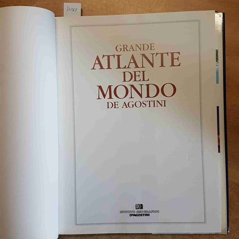 GRANDE ATLANTE DEL MONDO DE AGOSTINI 1995 geografia ESSO ITALIANA