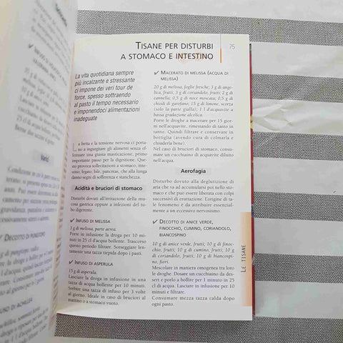 TISANE SEMPLICI PER VIVERE MEGLIO salute e benessere RIMEDI NATURALI 2003