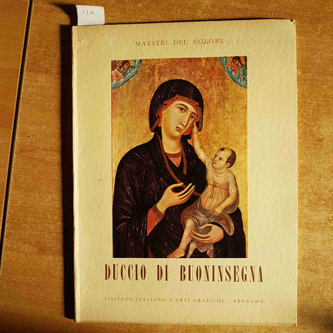 DUCCIO DI BUONINSEGNA maestri del colore 1957 ISTITUTO D'ARTI GRAFICHE BERGAMO