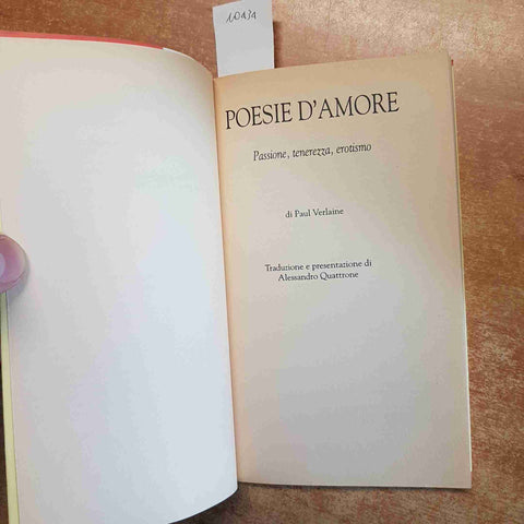 PAUL VERLAINE POESIE D'AMORE passione tenerezza erotismo ACQUARELLI POESIA