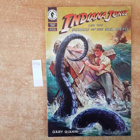 INDIANA JONES AND THE SHRINE OF THE SEA DEVIL gary gianni 1994 DARK HORSE