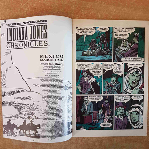 THE YOUNG INDIANA JONES CHRONICLES 2 DAN BARRY 1992 DARK HORSE