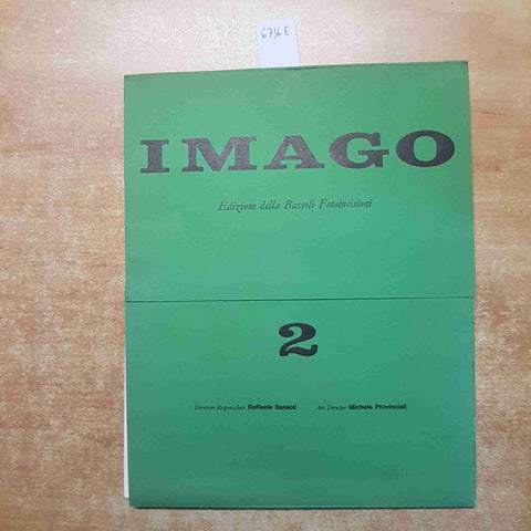 IMAGO 2 EDIZIONE DELLA BASSOLI 1962 bruno munari buzzati arcari borlenghi fusco