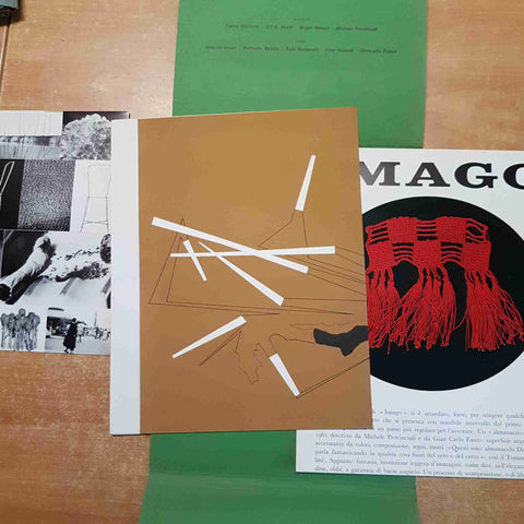 IMAGO 2 EDIZIONE DELLA BASSOLI 1962 bruno munari buzzati arcari borlenghi fusco