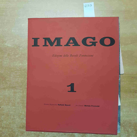 IMAGO 1 EDIZIONE DELLA BASSOLI 1960 pino tovaglia arcari borlenghi castiglioni