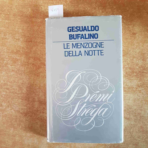 GESUALDO BUFALINO LE MENZOGNE DELLA NOTTE  1988 CDE premio strega