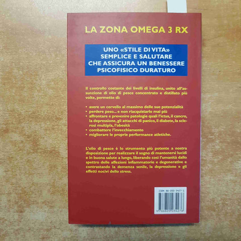 LA ZONA OMEGA 3 RX il miracolo olio di pesce BARRY SEARS manca pagina SPERLING