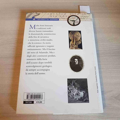 ATLANTIDE E IL MISTERO DEI CONTINENTI SCOMPARSI - GIUNTI - 2006