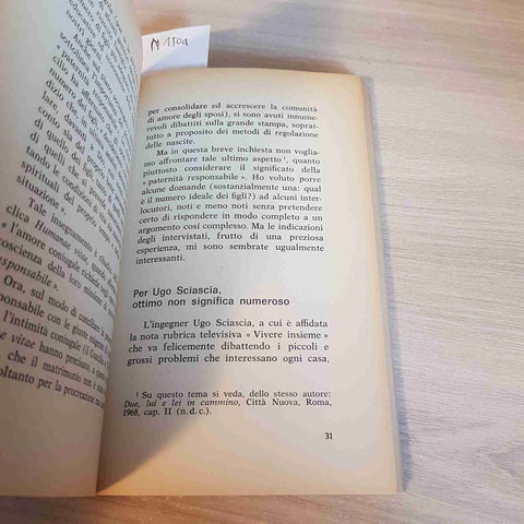 8 PROBLEMI DOPO IL SI LE GRANDE DOMANDE DELLA VITA FAMILIARE - LUCARINI - 1969