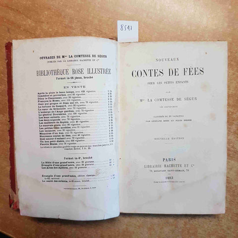 NOUVEAUX CONTES DE FEES pour les petits enfants 1883 COMTESSE DE SEGUR HACHETTE