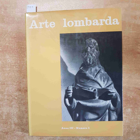 ARTE LOMBARDA anno III numero 1 EDIZIONI LA RETE 1958 fondulo agostiniani crema