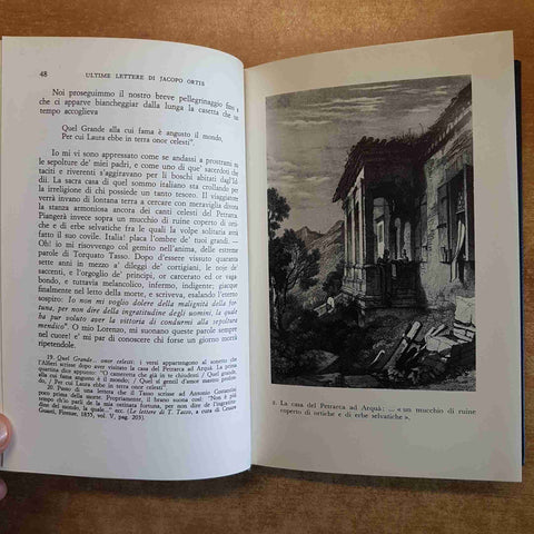FOSCOLO ultime lettere di Jacopo Ortis, Poesie 1968 DE AGOSTINI