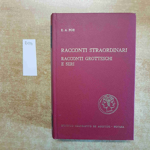 ALLAN POE racconti straordinari racconti grotteschi e seri  1968 DE AGOSTINI