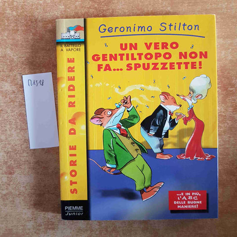 GERONIMO STILTON un vero gentiltopo non fa...spuzzette STORIE DA RIDERE battello