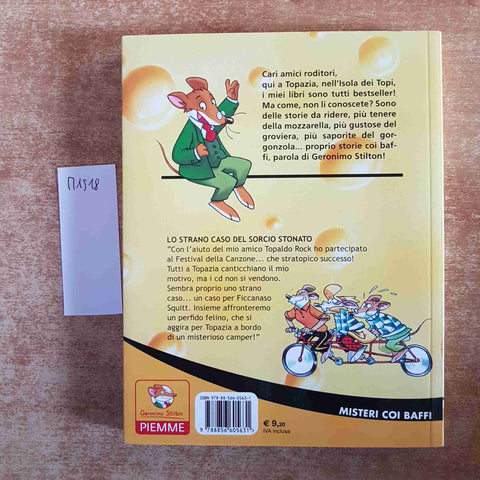 GERONIMO STILTON lo strano caso del sorcio stonato STORIE DA RIDERE battello