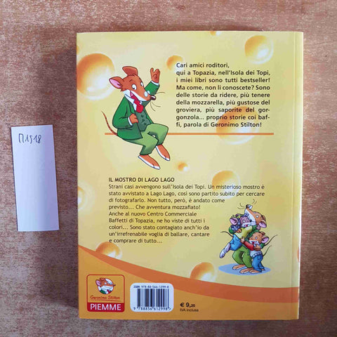 GERONIMO STILTON il mostro di lago lago STORIE DA RIDERE battello