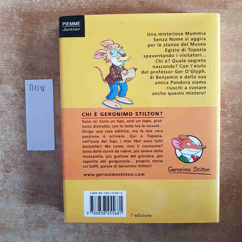 GERONIMO STILTON la mummia senza nome 2005 PIEMME copertina rigida